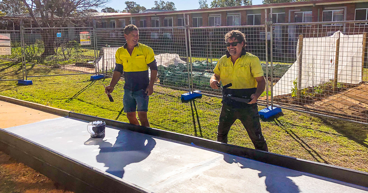 Regional Queensland Aged Care Works Wheelchair Ramp Painting Tradies Building Construction