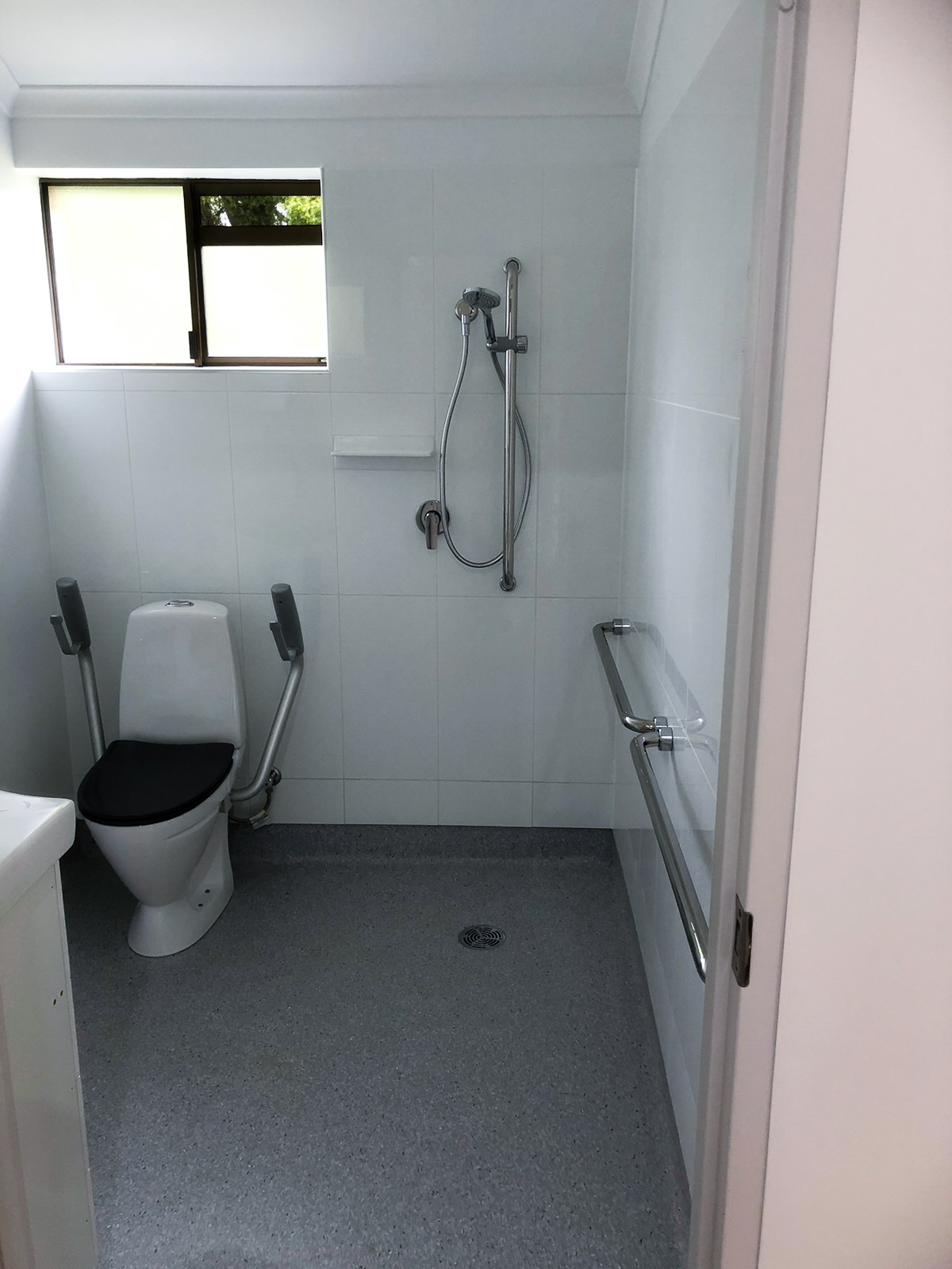 Renovated Bathroom at Regional Queensland Aged Care Facility