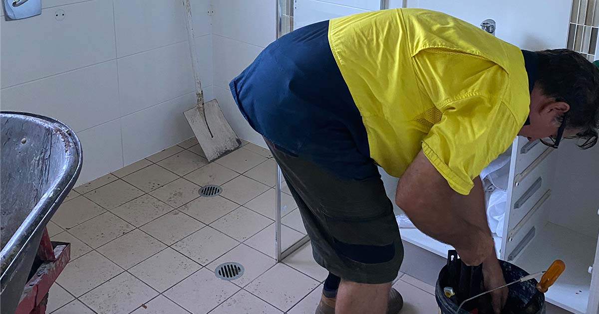 Sensus Tradie Renovating a Retirement Living Bathroom